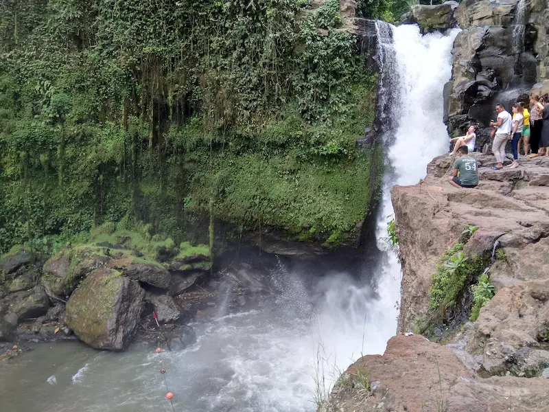 Tegenungan Waterfall sideview
